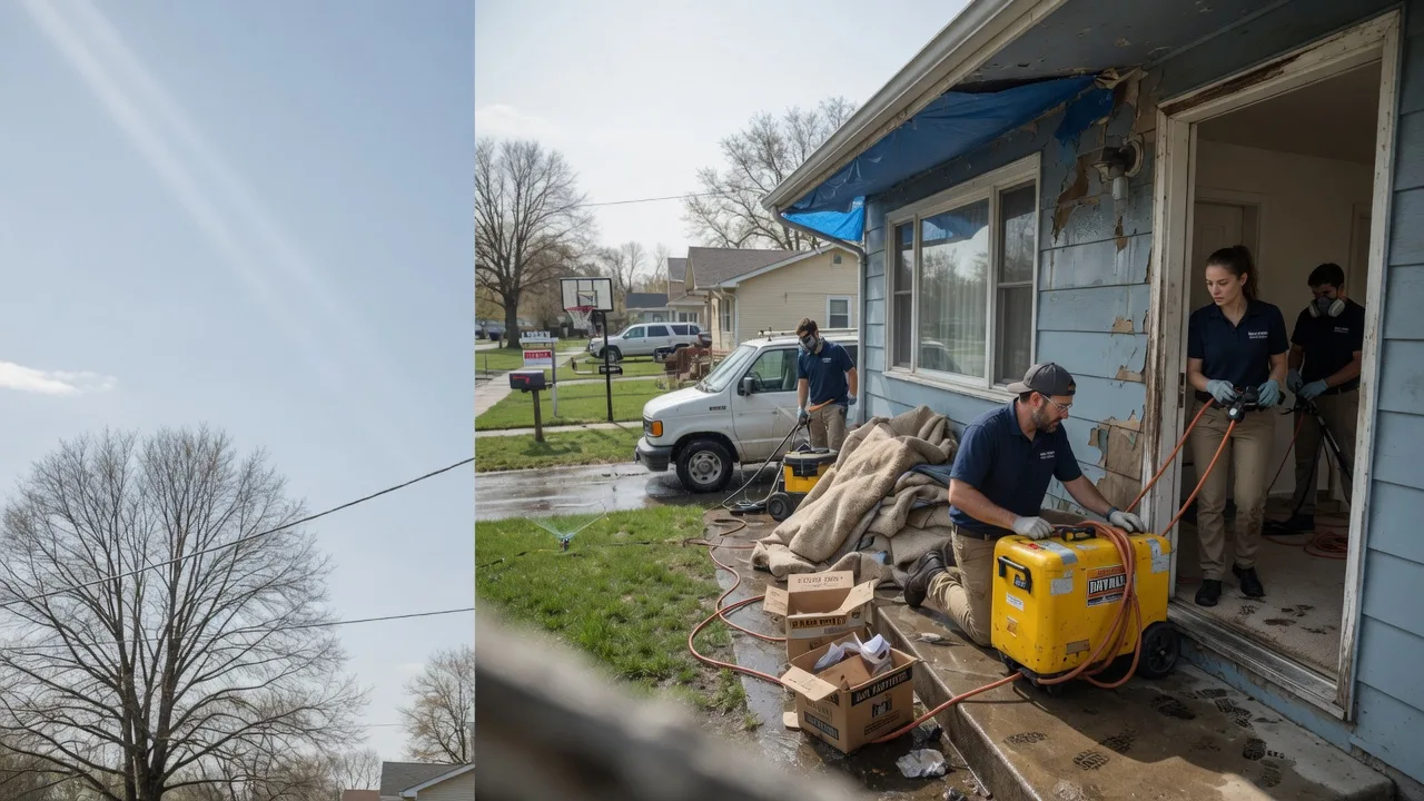 Basement Flood Cleanup in Grandview, MO near me